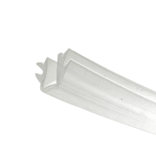 Uszczelka U-10/4 z jodełką rolka 25 mb transparentna