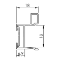 Rączka MODERN WIDE biały mat