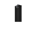 Rączka MODERN WIDE czarny mat - profil pionowy z aluminium