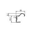 Rączka Omega R-18 Brush ciemny turkus mat 1
