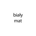 Zamek drzwi przesuwnych Master biały mat 1