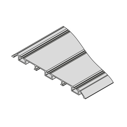 Tor dolny RAMA IV potrójny biały mat z taśmą dwustronną