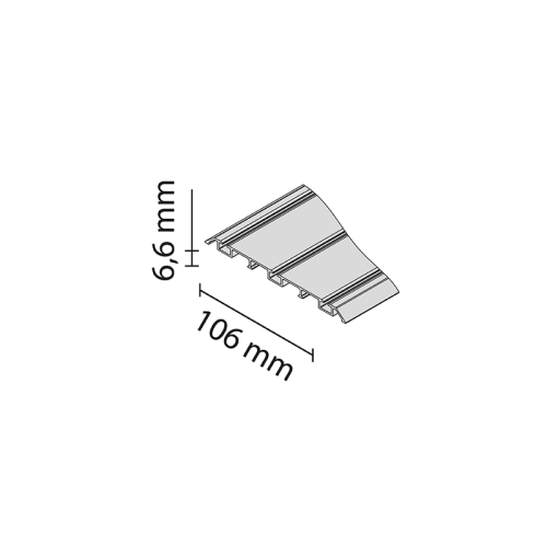 Tor dolny RAMA IV potrójny czarny industrial z taśmą dwustronną
