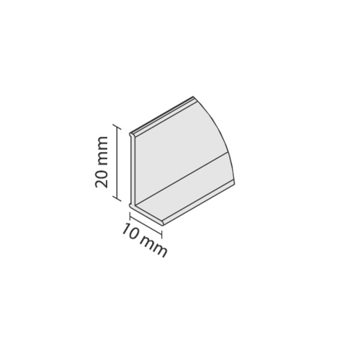 L-10/20 Kątownik ozdobny szampan