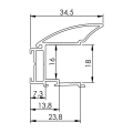 Rączka MULTIOMEGA WIDE biały połysk 1