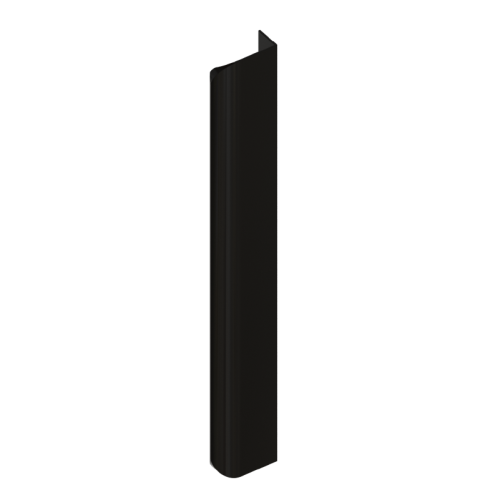 Uchwyt krawędziowy ARCUS anodowany czarny mat L 290 mm
