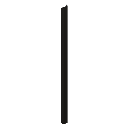 Uchwyt krawędziowy ARCUS anodowany czarny mat L 896 mm