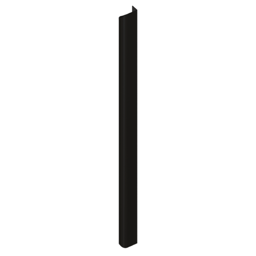 Uchwyt krawędziowy ARCUS anodowany czarny mat L 596 mm