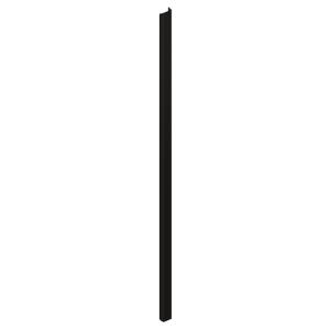 Uchwyt krawędziowy ARCUS anodowany czarny mat L 1200 mm