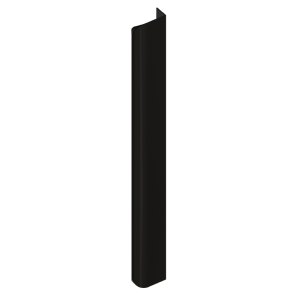 Uchwyt krawędziowy ARCUS anodowany czarny mat L 360 mm