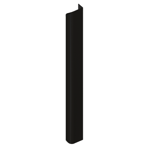 Uchwyt krawędziowy ARCUS anodowany czarny mat L 360 mm