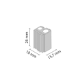Klin do szkła 4/6mm MULTIOMEGA 1